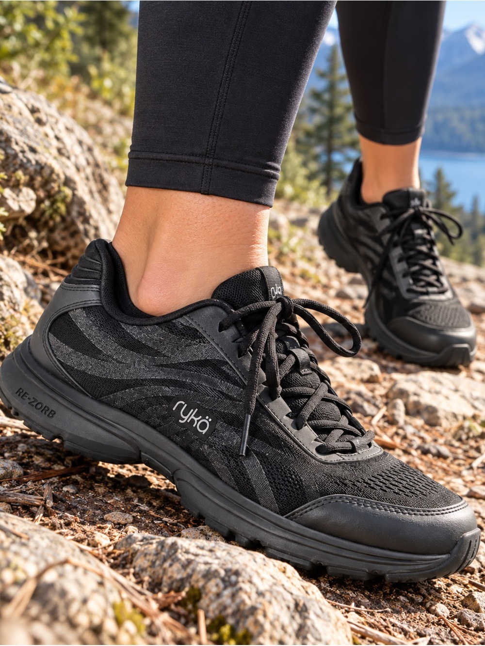 Ryka Devotion Plus 3 Black Women's Walking Shoe Sz 9